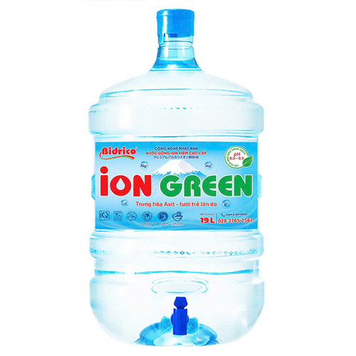 Nước uống ion kiềm cao cấp ION GREEN bình 19l